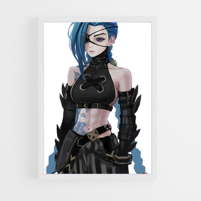 ap-jinx lol-8 cadre Blanc