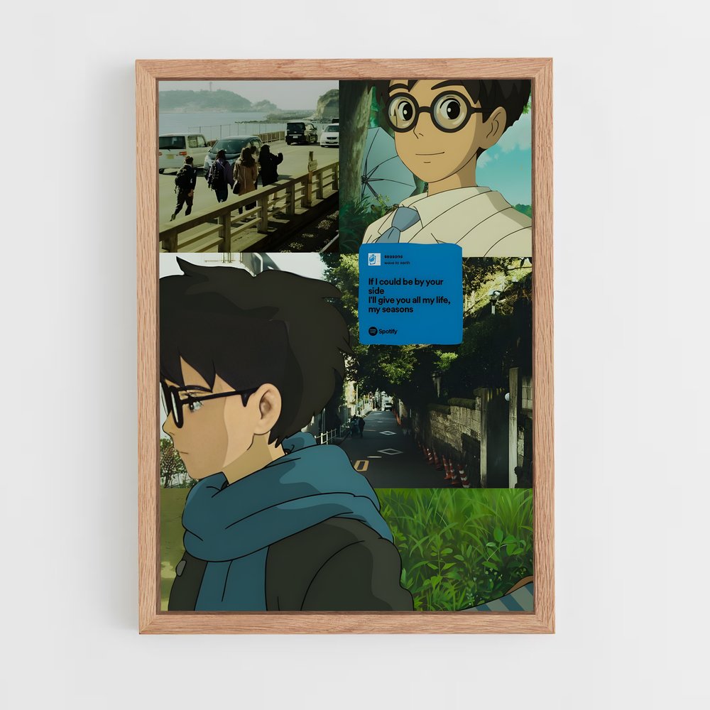 ap-jiro horikoshi-2 cadre Bois clair