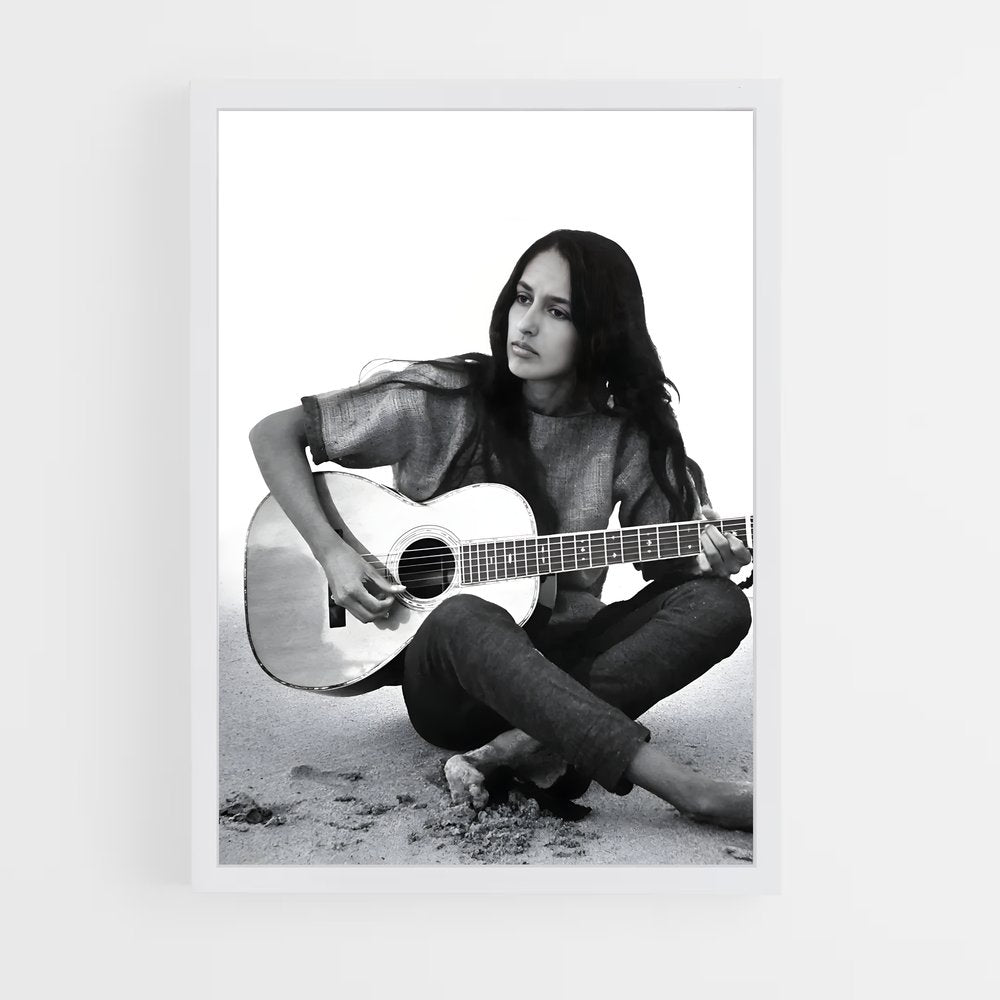 ap-joan baez-1 cadre Blanc