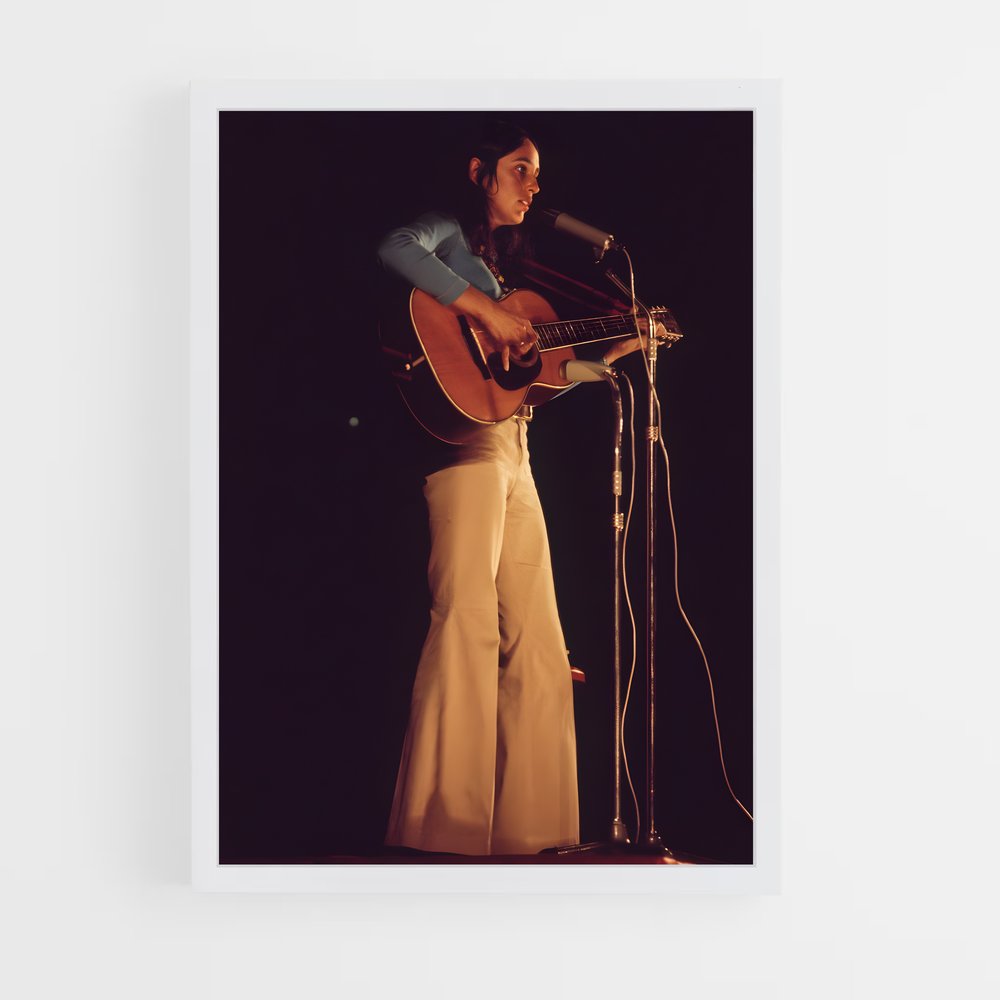 ap-joan baez-4 cadre Blanc