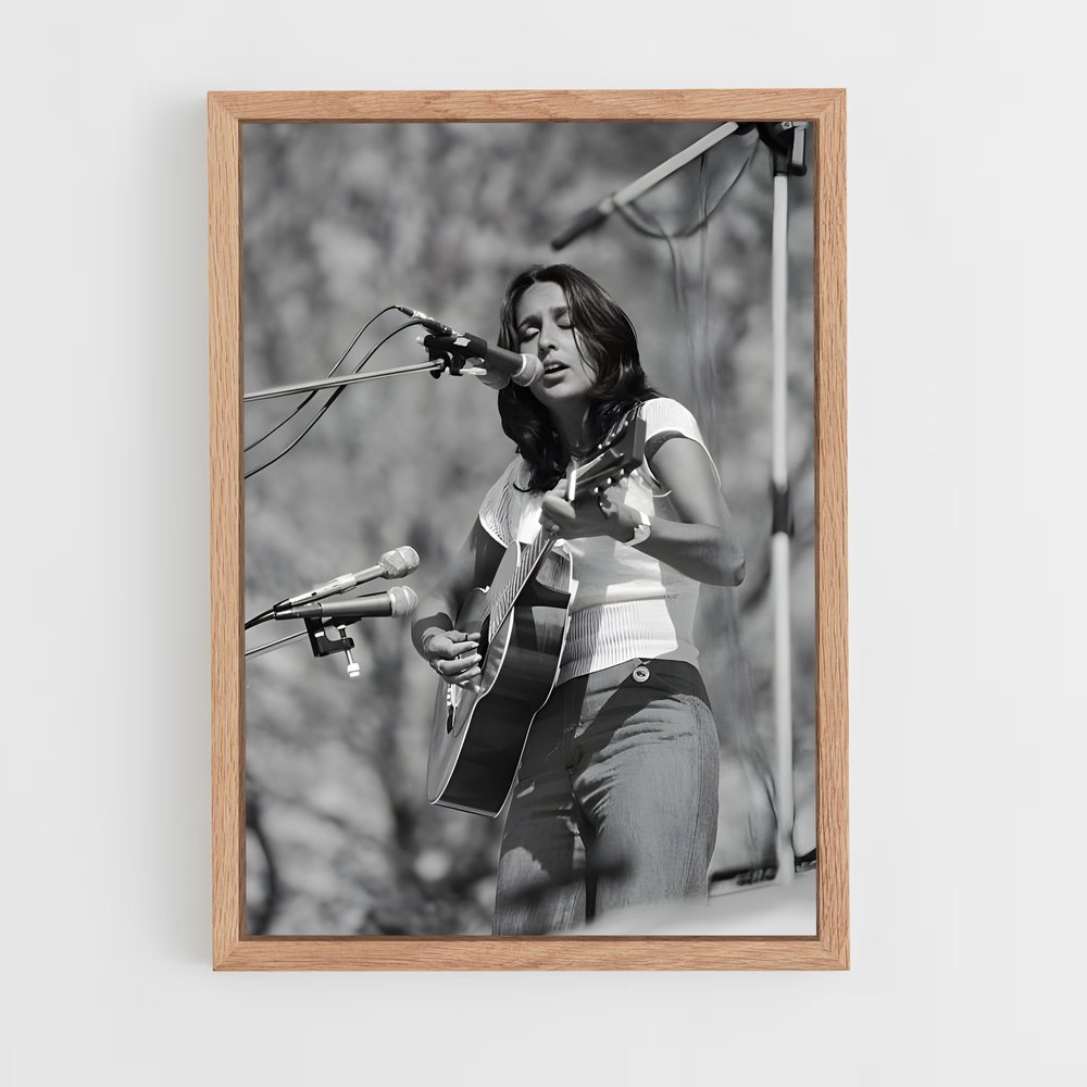 ap-joan baez-6 cadre Bois clair
