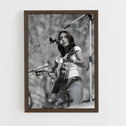 ap-joan baez-6 cadre Bois foncé