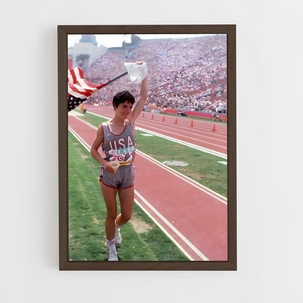 ap-joan benoit samuelson-2 cadre Bois foncé