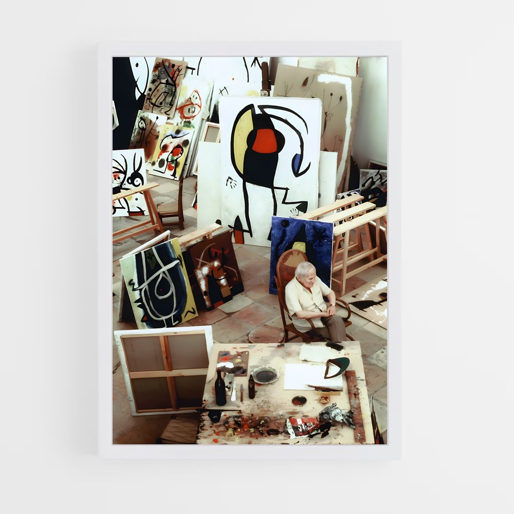 ap-joan miro-1 cadre Blanc