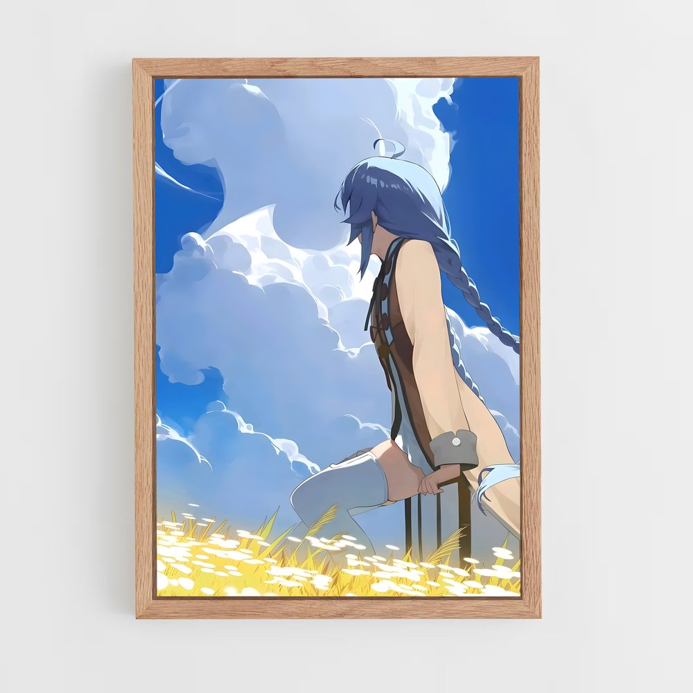 ap-jobless reincarnation-11 cadre Bois clair