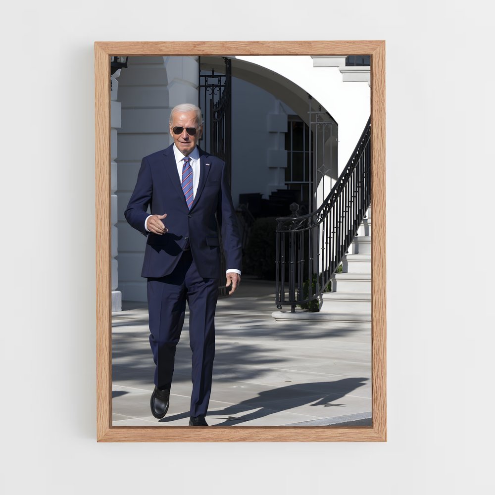 ap-joe biden-4 cadre Bois clair