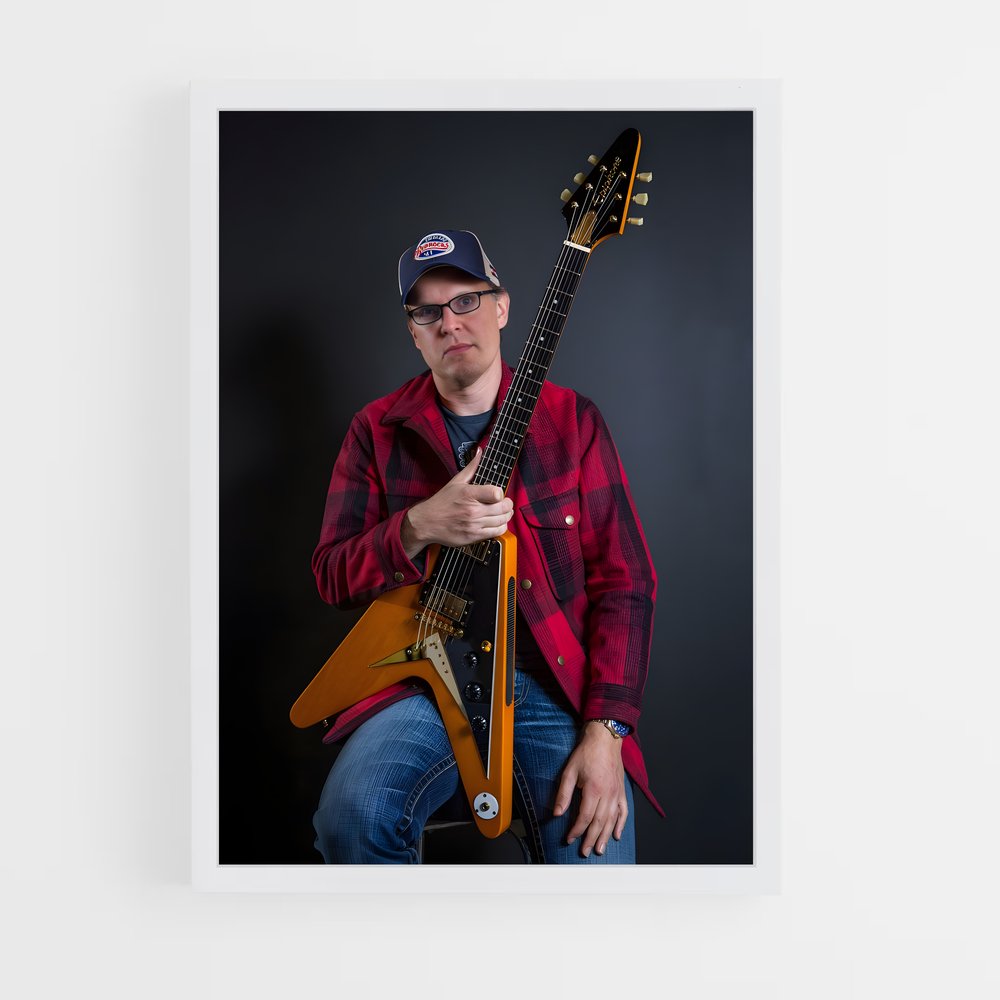 ap-joe bonamassa-4 cadre Blanc