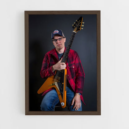 ap-joe bonamassa-4 cadre Bois foncé