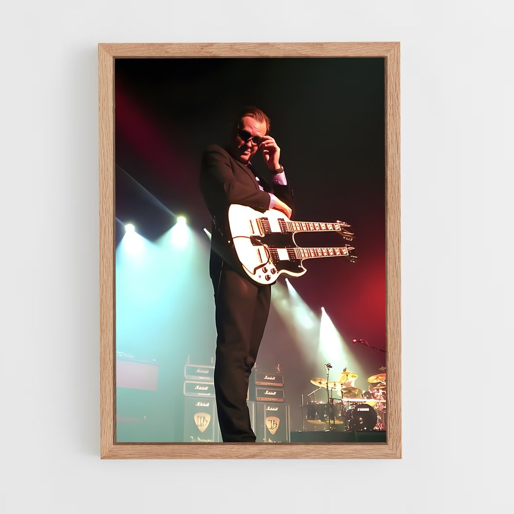 ap-joe bonamassa-7 cadre Bois clair