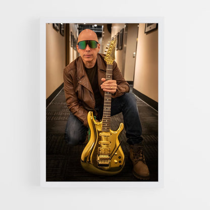 ap-joe satriani-3 cadre Blanc