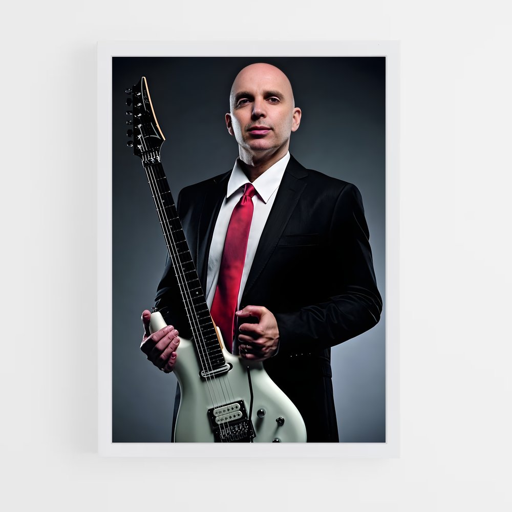 ap-joe satriani-5 cadre Blanc