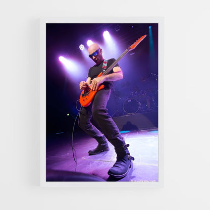 ap-joe satriani-8 cadre Blanc