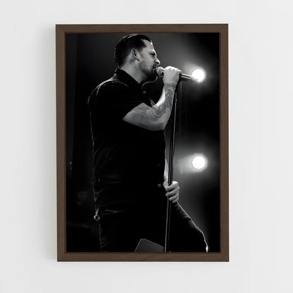 ap-joel madden-3 cadre Bois foncé