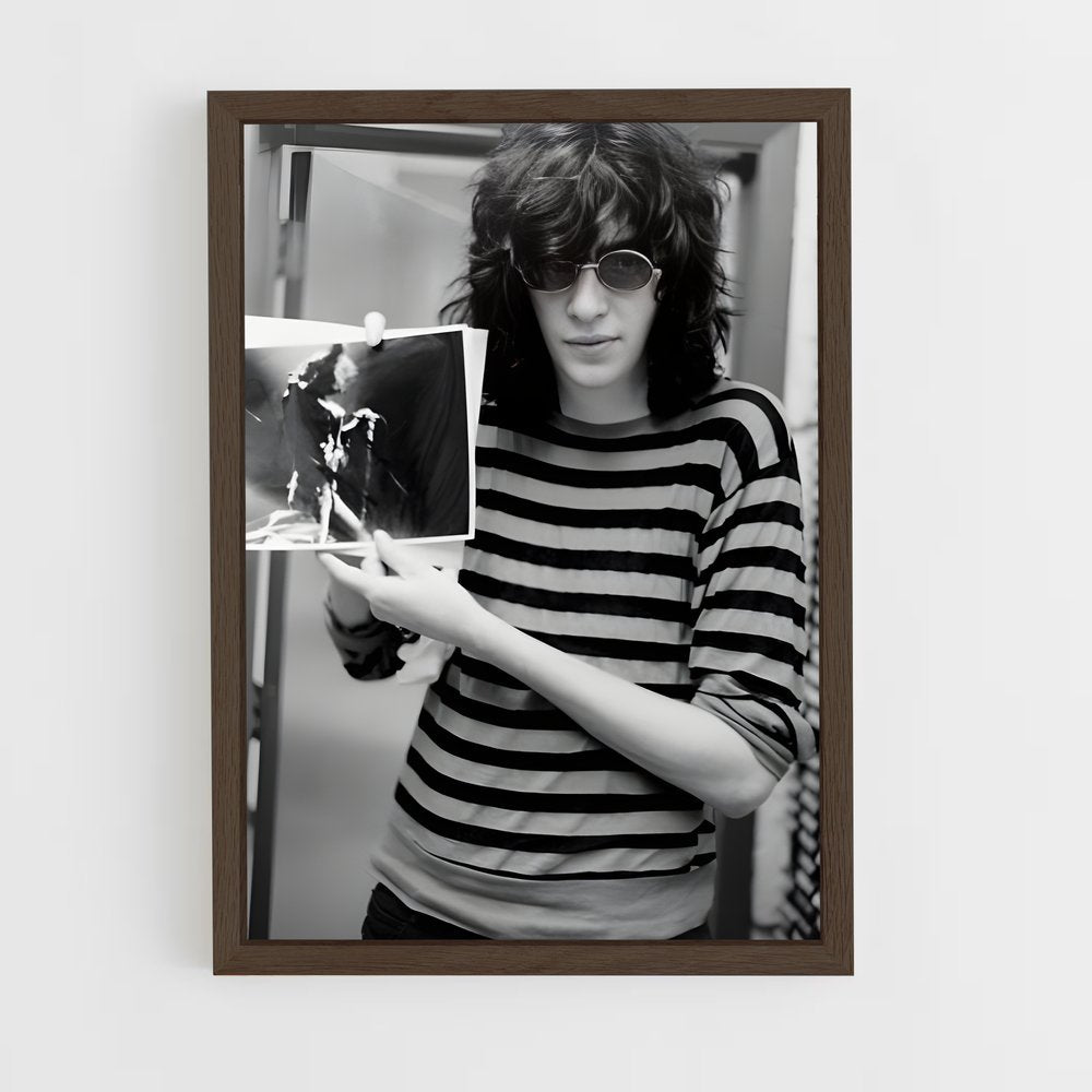 ap-joey ramone-4 cadre Bois foncé