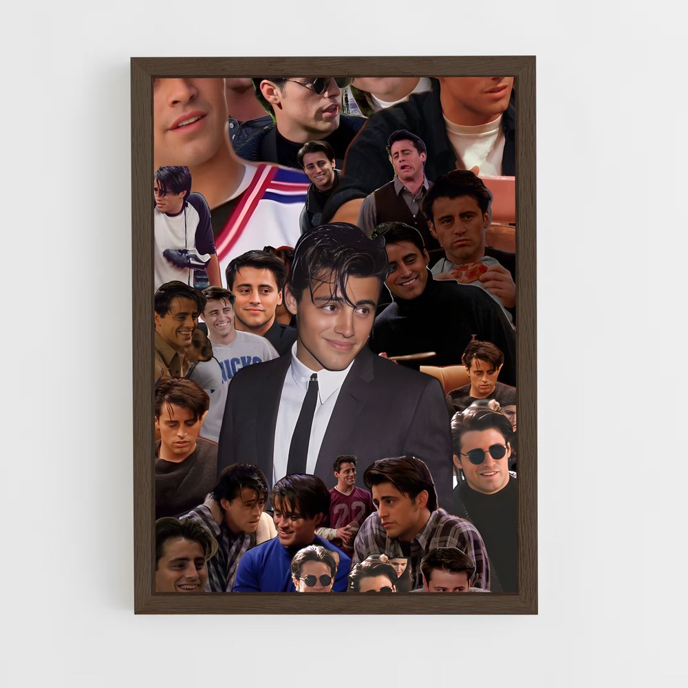 ap-joey tribbiani-3 cadre Bois foncé