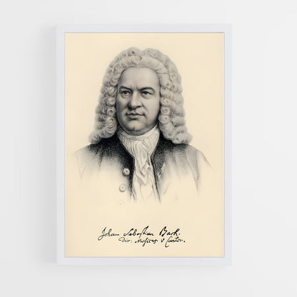 ap-johann sebastian bach-2 cadre Blanc