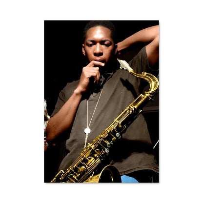 Poster Saxophoniste Étoile