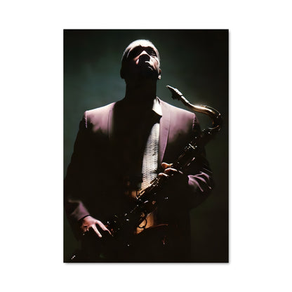 Poster Saxophone Blues