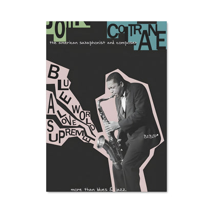 Poster Jazzman en Costume
