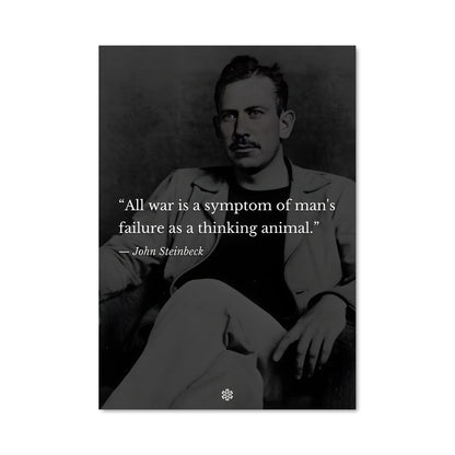 Poster La Réflexion de Steinbeck