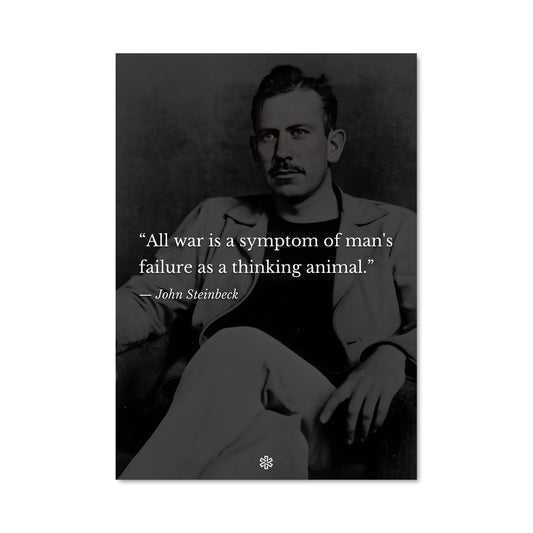 Poster La Réflexion de Steinbeck