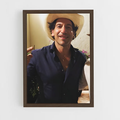 ap-john bernthal-9 cadre Bois foncé