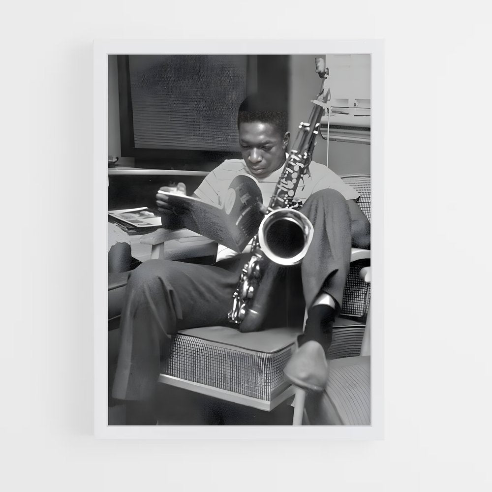 ap-john coltrane-1 cadre Blanc