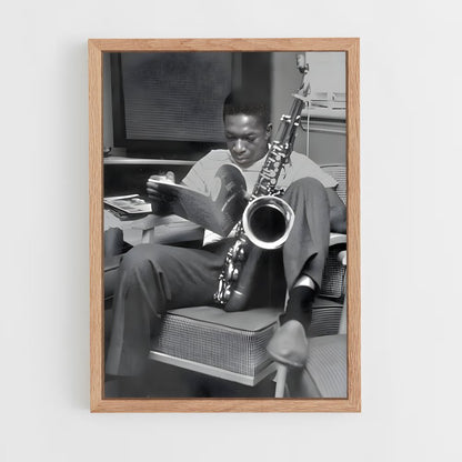 ap-john coltrane-1 cadre Bois clair