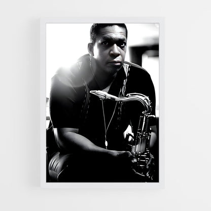 ap-john coltrane-10 cadre Blanc
