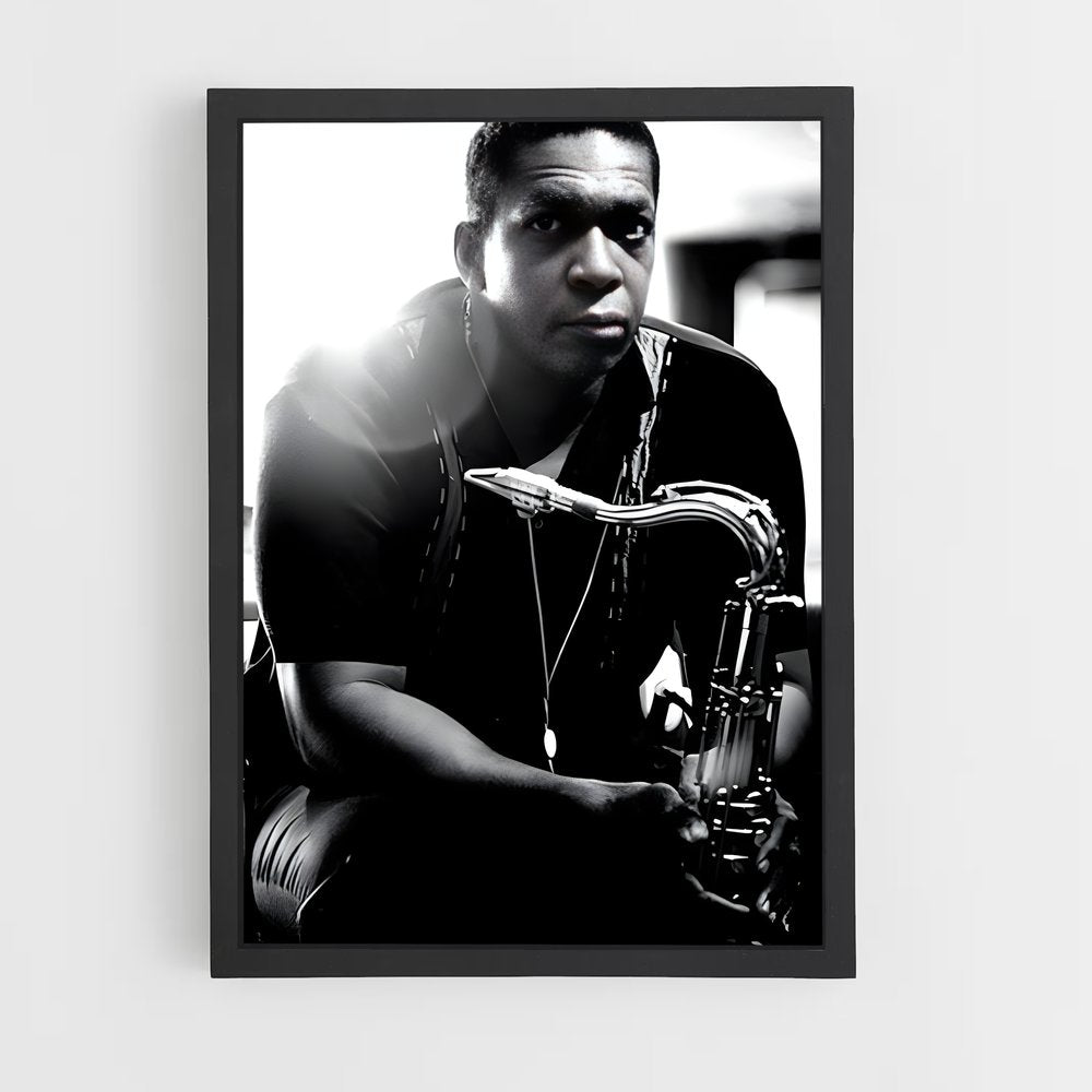 ap-john coltrane-10 cadre Noir