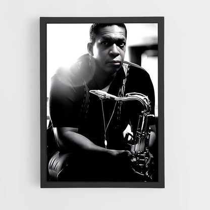 ap-john coltrane-10 cadre Noir
