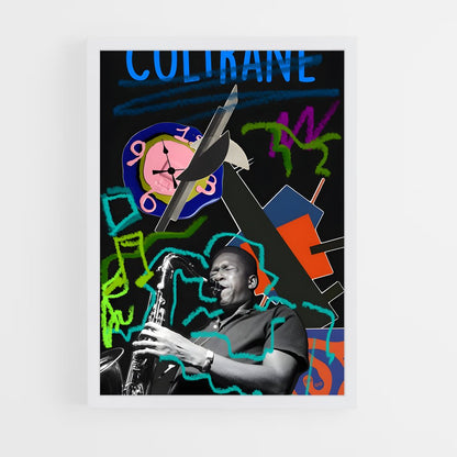 ap-john coltrane-13 cadre Blanc