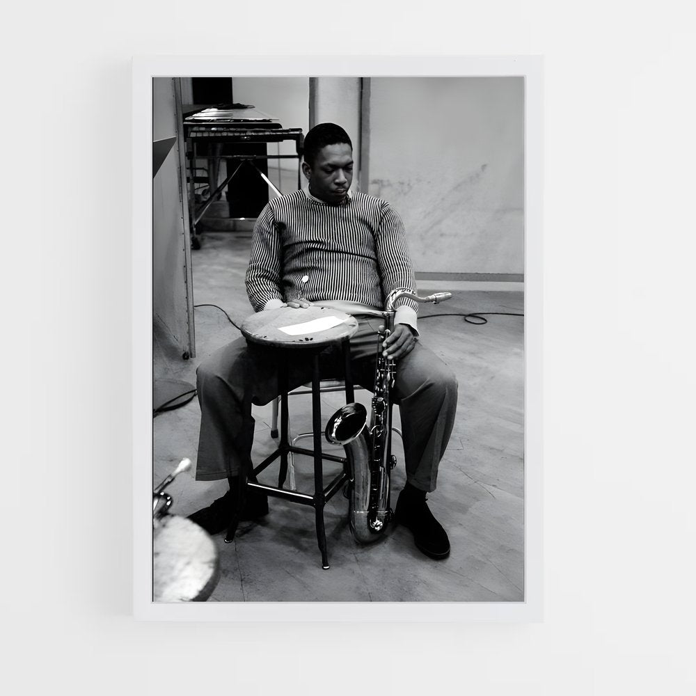 ap-john coltrane-2 cadre Blanc