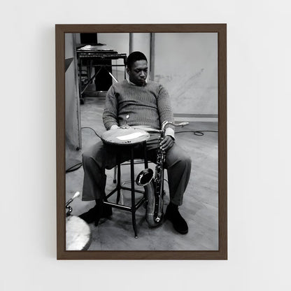ap-john coltrane-2 cadre Bois foncé
