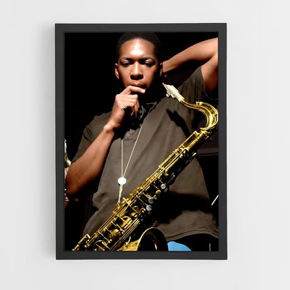 ap-john coltrane-4 cadre Noir
