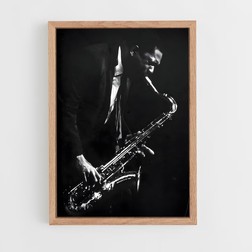 ap-john coltrane-6 cadre Bois clair