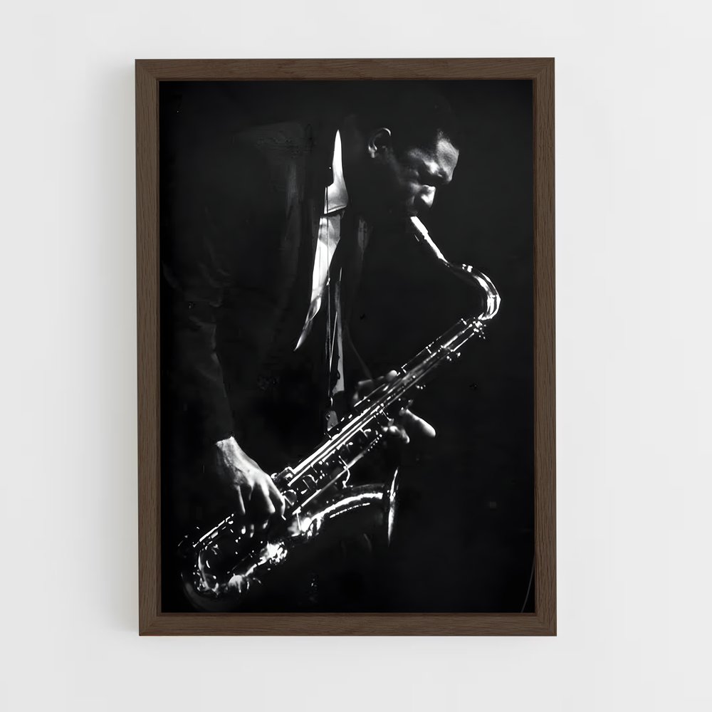 ap-john coltrane-6 cadre Bois foncé