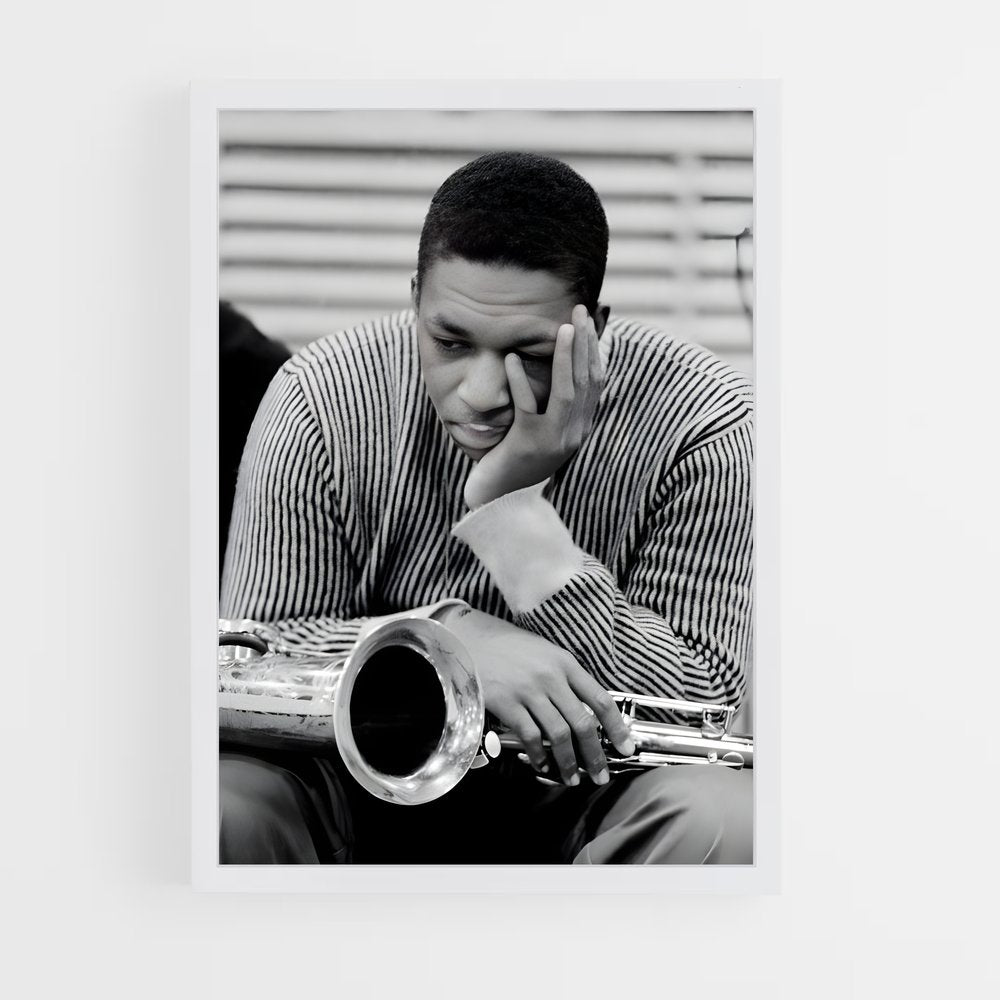 ap-john coltrane-7 cadre Blanc