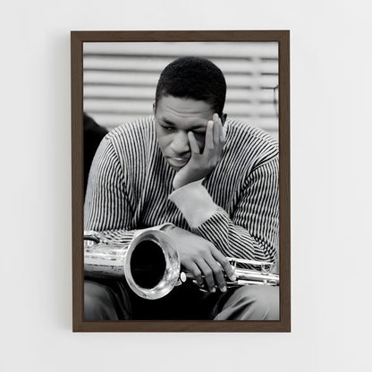 ap-john coltrane-7 cadre Bois foncé