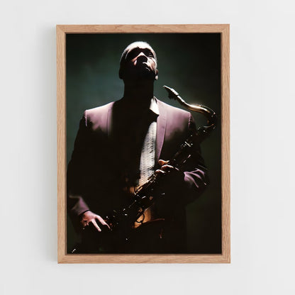 ap-john coltrane-8 cadre Bois clair