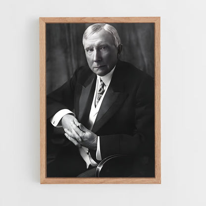 ap-john d rockefeller-4 cadre Bois clair