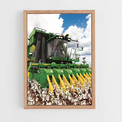 ap-john deere cotton picker-1 cadre Bois clair