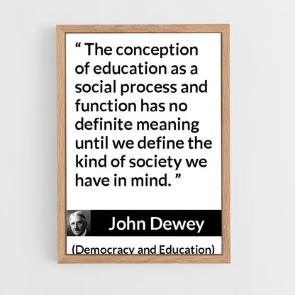 ap-john dewey-4 cadre Bois clair