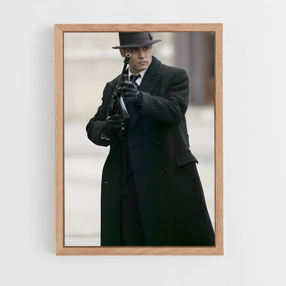 ap-john dillinger-3 cadre Bois clair