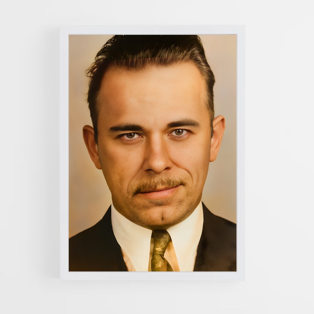 ap-john dillinger-5 cadre Blanc