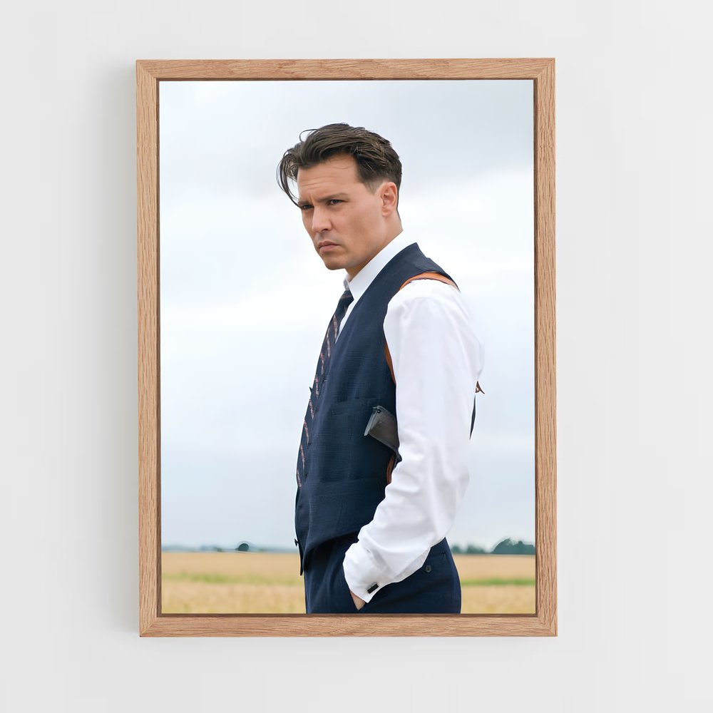 ap-john dillinger-8 cadre Bois clair