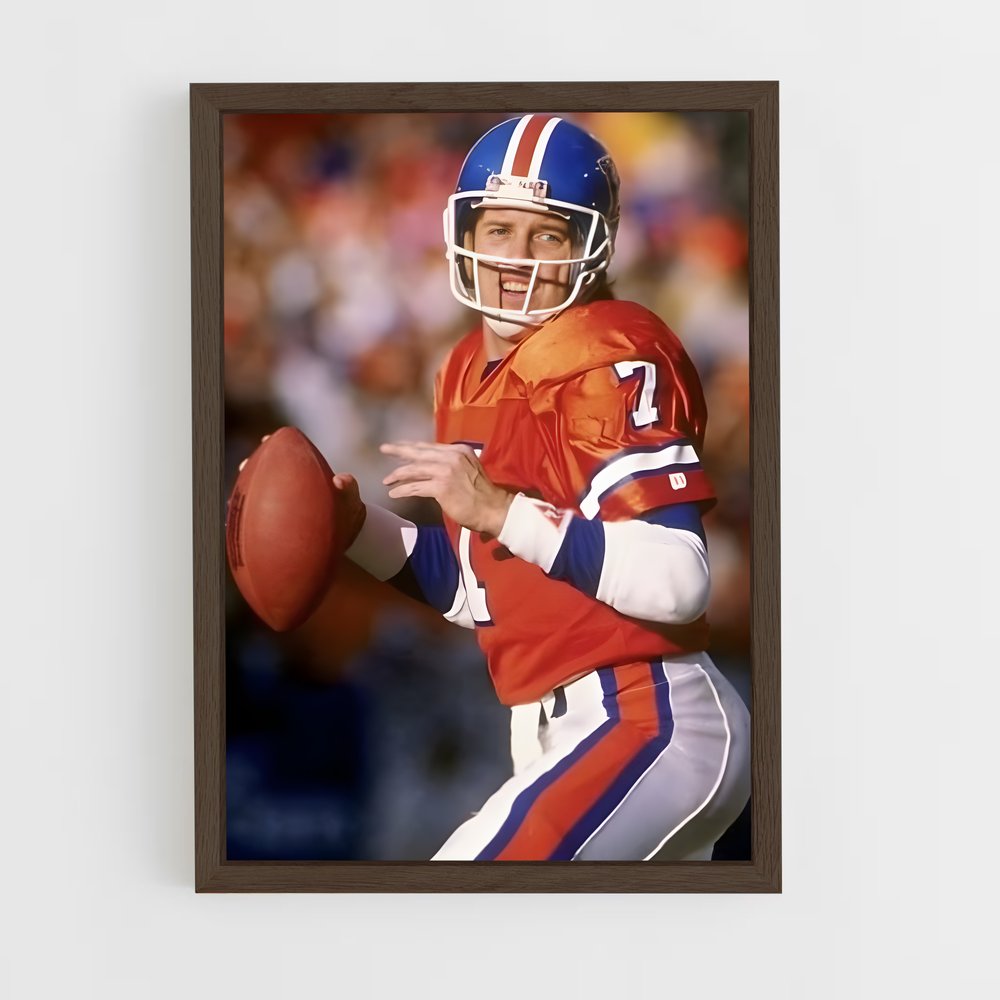 ap-john elway-3 cadre Bois foncé