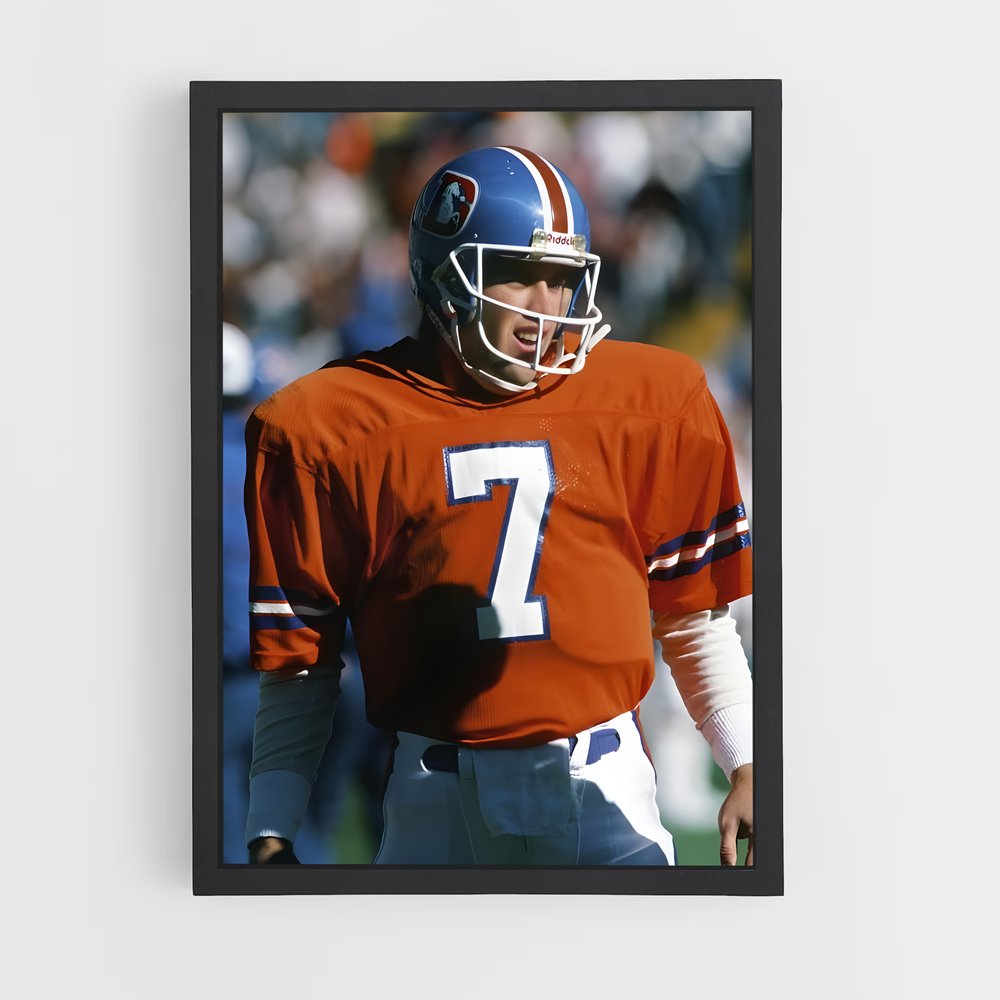 ap-john elway-4 cadre Noir