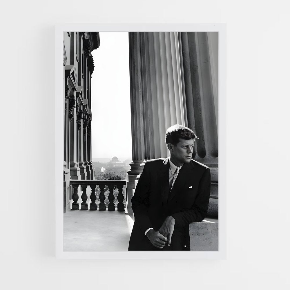 ap-john f kennedy-1 cadre Blanc