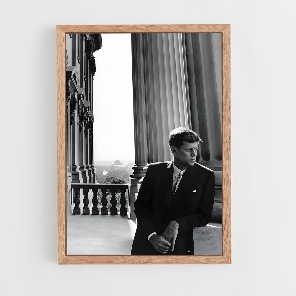 ap-john f kennedy-1 cadre Bois clair